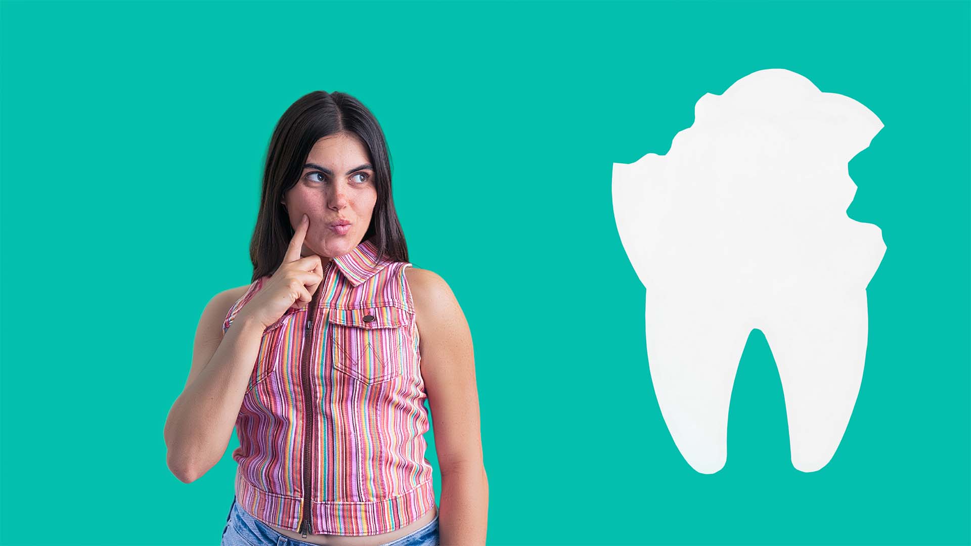 dente partido sem dor o que pode significar